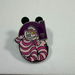 💙3/$20💙 DISNEY Cheshire Cat Enamel Pin - Pink & Purple
